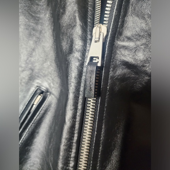 🔴NEW! AG REESE MOTO LEATHER JACKET SZ SMALL - Picture 10 of 16